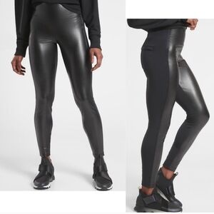 Athleta Black High-Waisted Leggings